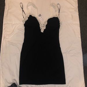 Forever 21 Mini Dress With Lace Detailing